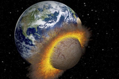 Spazio: la Terra è stata bombardata da piccoli pianeti, la ricostruzione