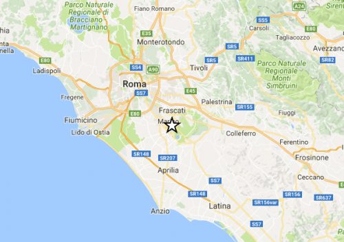 Terremoto a Roma: quattro scosse nei Castelli Romani