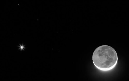 Congiunzione Venere, Marte e Luna: poche ore allo spettacolo