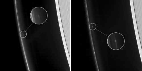 Saturno: Cassini rileva strani oggetti nell’anello F