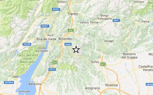 Terremoto al Nord Italia: paura in Trentino e Veneto