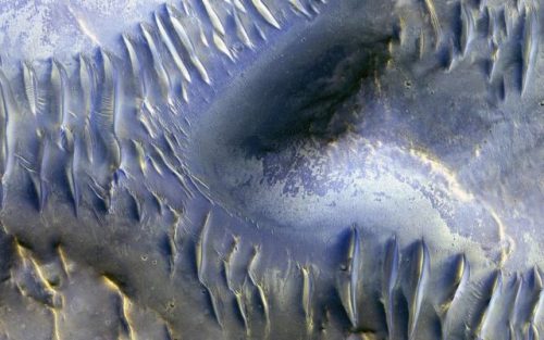 Marte, il MRO festeggia il 50.000° giro con una foto spettacolare