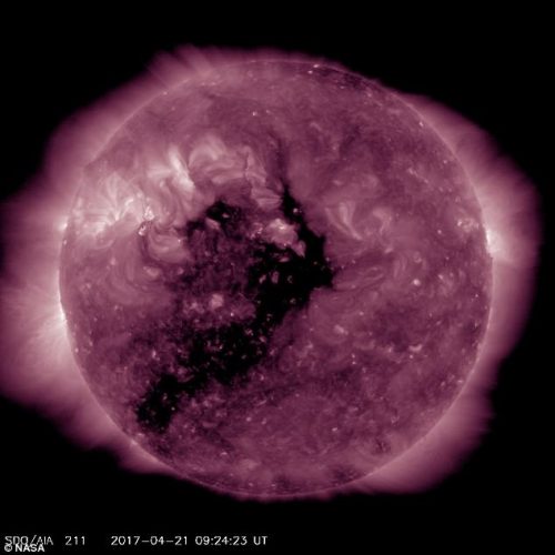 Buco coronale ripreso dalla NASA: possibile tempesta magnetica