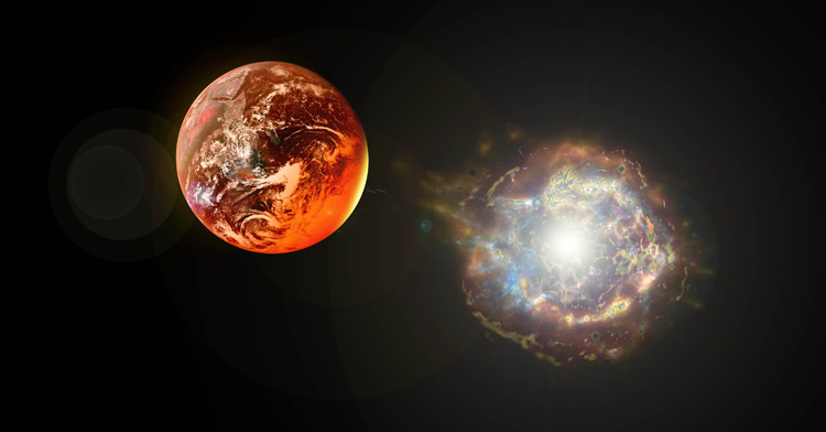 Supernova colpì la Terra da 150 anni luce: la conferma