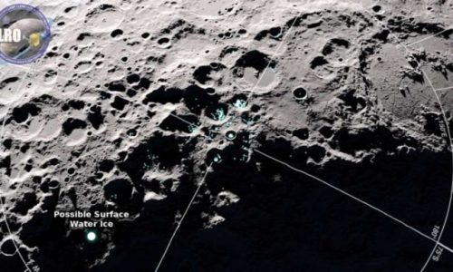 Luna: scoperte tracce di ghiaccio al polo sud