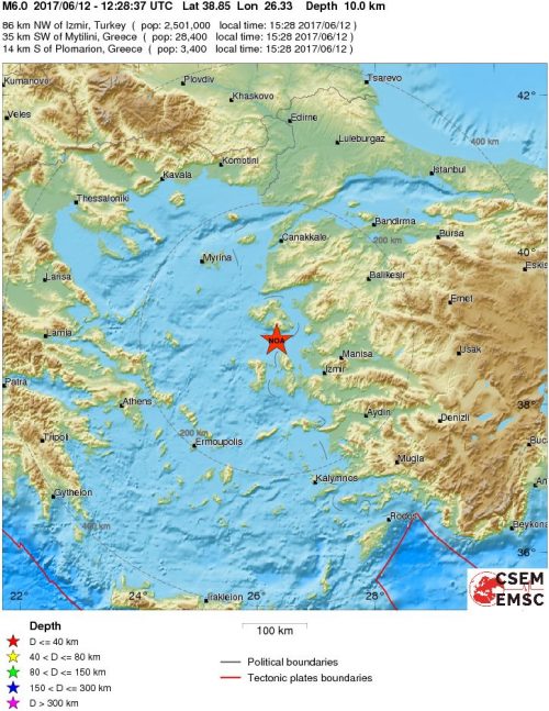 Terremoto Grecia Turchia: fortissima scossa di terremoto a Smirne