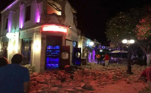 Terremoto Grecia, il bilancio: due morti e crolli sull’isola di Kos