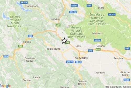 Terremoto Abruzzo 10 Settembre, scossa 3.9 Richter INGV