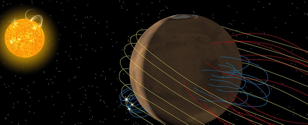 Marte ha una coda magnetica: la scoperta grazie alla sonda Maven