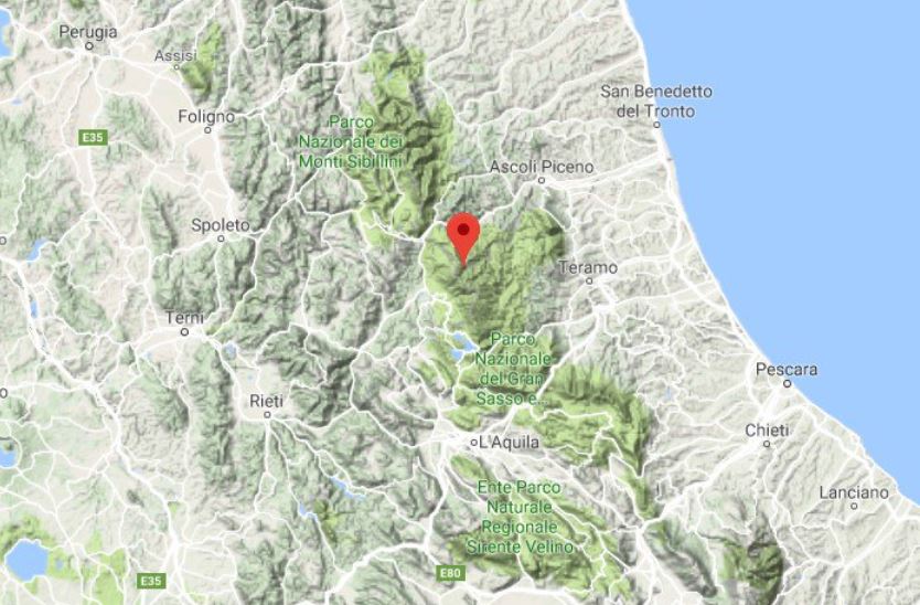 Terremoto Lazio: scossa M 4.2 ad Amatrice, distintamente avvertita
