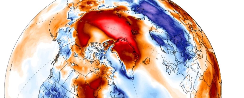 Ondata di caldo al Polo Nord: temperature aumentate di 35 gradi