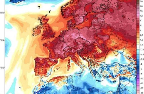 Anomalia climatica in Europa: temperature record quasi ovunque