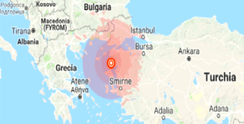 Terremoto Turchia: forte scossa nell’ovest del paese