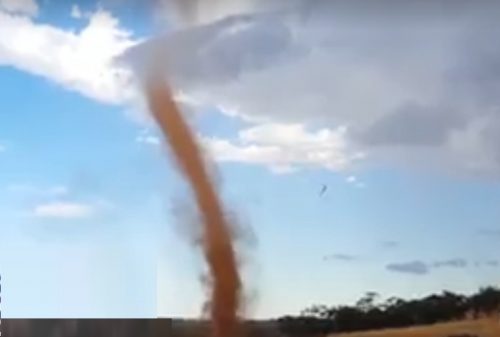 Australia, dust devil distrugge una casa. Il video