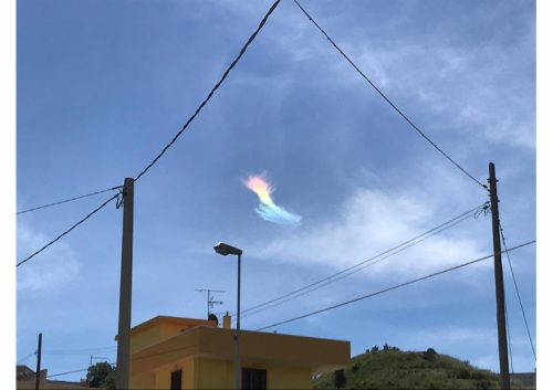 Arcobaleno di fuoco: le immagini da Messina