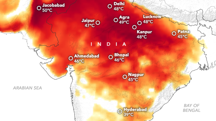 India: caldo record e mancanza di acqua uccidono 29 persone