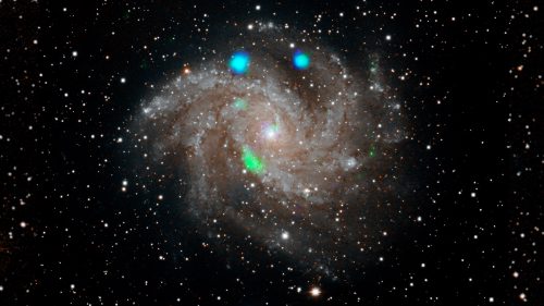 Spazio: un improvviso ‘lampo verde’ dalla galassia Fireworks
