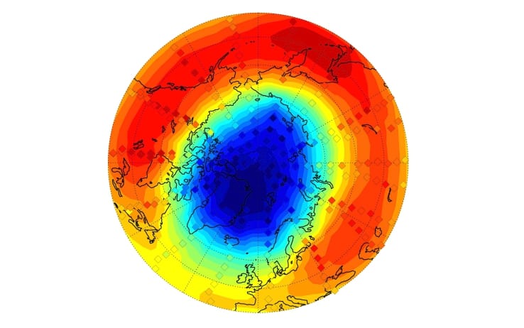 Buco dell’ozono ai minimi storici: mai così ridotto dal 1982