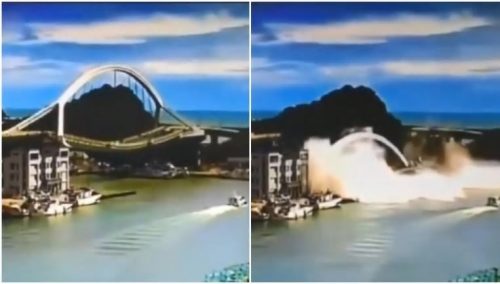Taiwan: crolla il ponte di Nanfangao. Feriti e dispersi. Il video