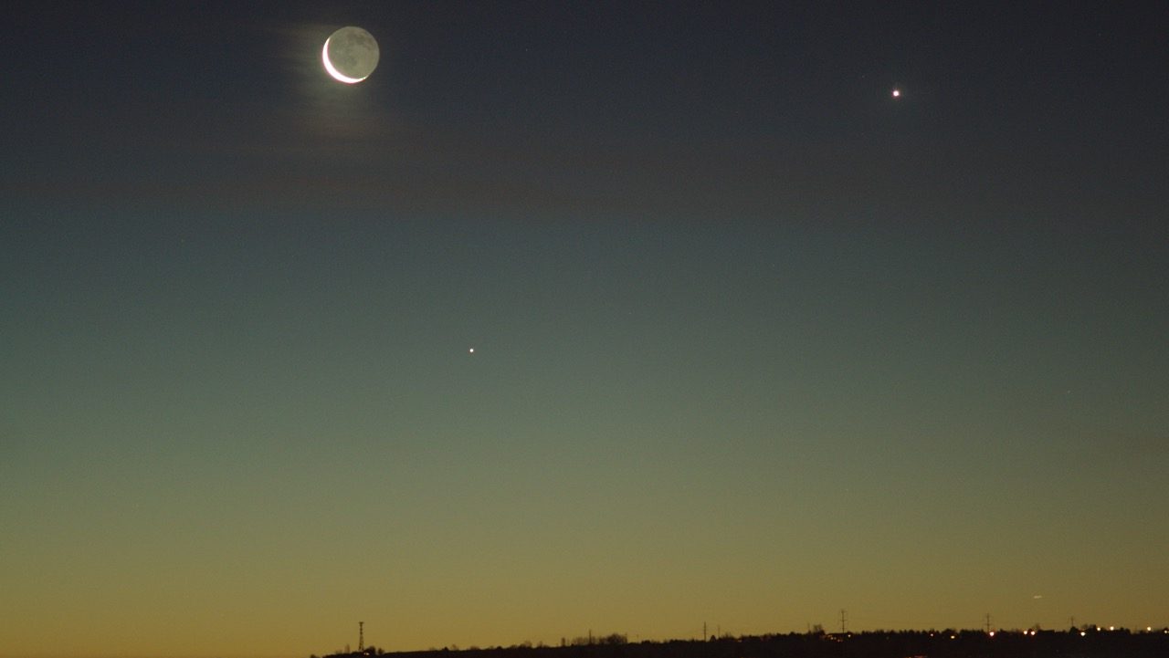 Congiunzione Luna, Mercurio e Venere: in arrivo evento unico