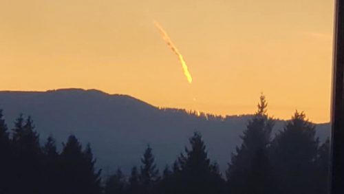Usa: misteriosa palla di fuoco illumina l’Oregon