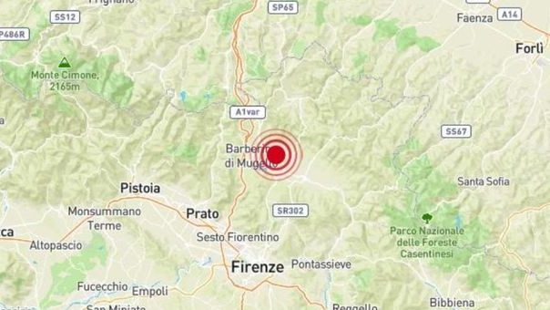 Terremoto nel Mugello: intensa sequenza sismica tra Toscana ed Emilia