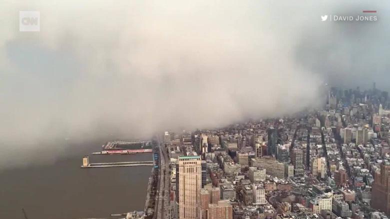 Snow squall inghiotte New York. Il video
