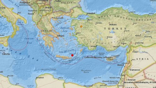 Terremoto Grecia: violenta scossa in mare