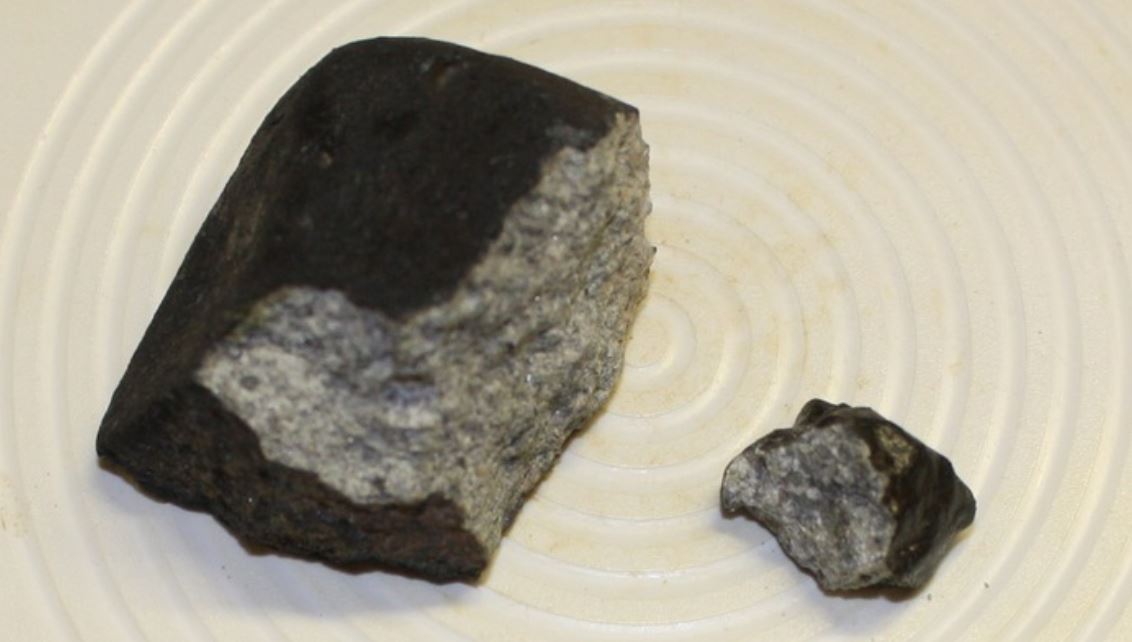 frammento del meteorite di Capodanno