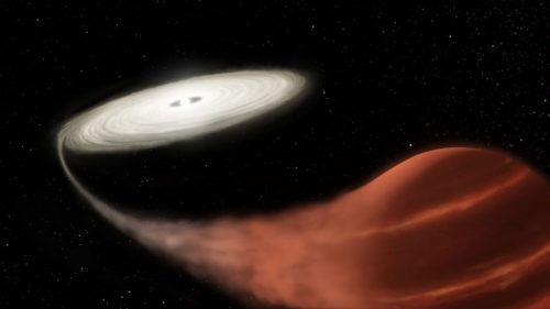 Spazio: una ‘stella binaria’  aumenta la luminosità di 1.600 volte