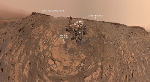 Marte regala emozioni: il selfie di Curiosity sul Greenheugh Frontiment