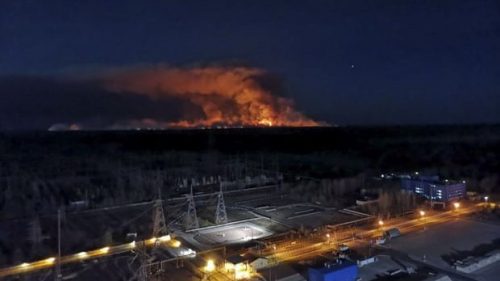 Chernobyl: le fiamme a 2 chilometri dal deposito radioattivo di Pidlisny