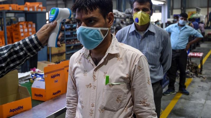 Coronavirus in India: quasi 11mila casi in un giorno. E’ record