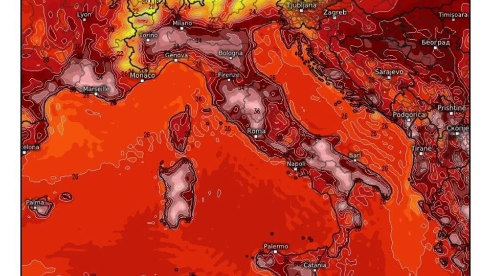 Caldo record in Italia: da domani temperature in rialzo