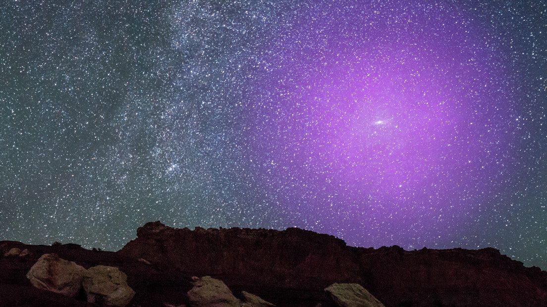 Spazio: il gigantesco alone di gas di Andromeda ripreso da Hubble