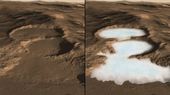 Spazio: su Marte pioggia e neve formavano laghi e fiumi