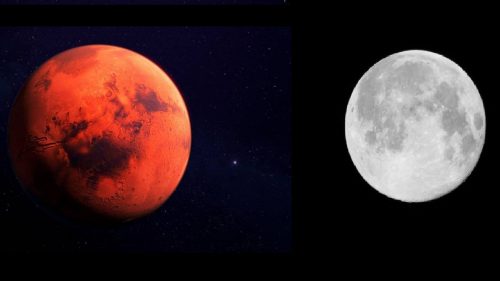 Congiunzione Luna – Marte: poche ore allo spettacolo astronomico