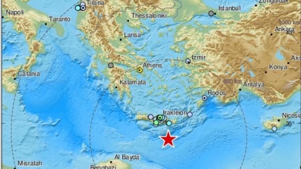 Terremoto Grecia: scossa 5.9 gradi a largo di Creta