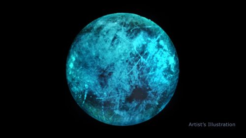 Spazio: una curiosa luminescenza dalla luna di Giove Europa