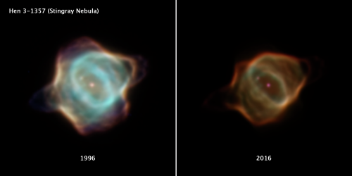 Spazio: Hubble osserva ‘in diretta’ la scomparsa di una nebulosa