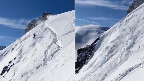 Spagna: sciatore fuoripista viene travolto da slavina. Il video