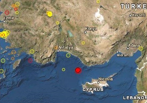 Terremoto: scossa tra Turchia e Cipro