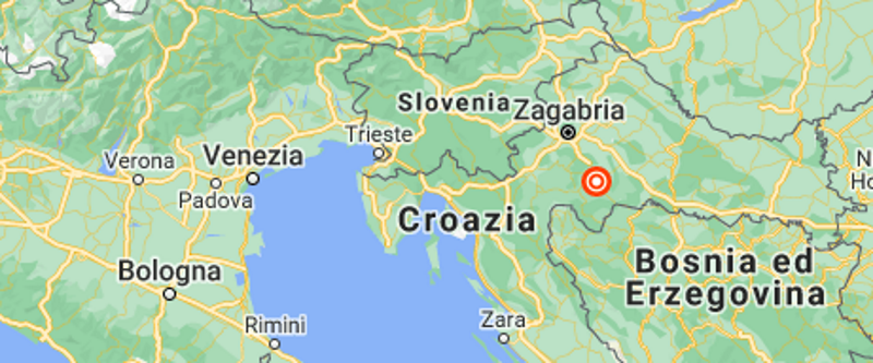 Terremoto Croazia: nuova scossa a Petrinja. Avvertita anche nel Nord Est