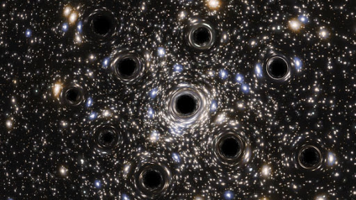 Spazio: individuati nell’universo 40 miliardi di miliardi di buchi neri