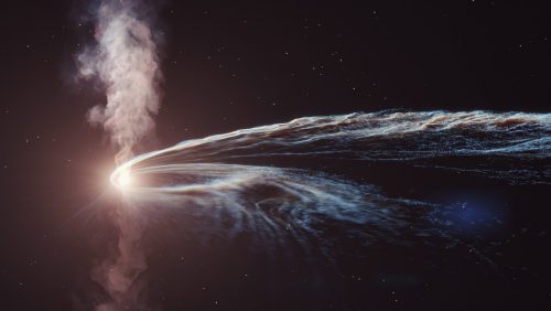 Spazio: scoperta particella “fantasma” da una stella distrutta da un buco nero