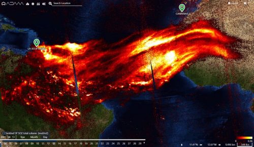 Eruzione La Soufriere: la nube di anidride solforosa potrebbe avere effetti globali