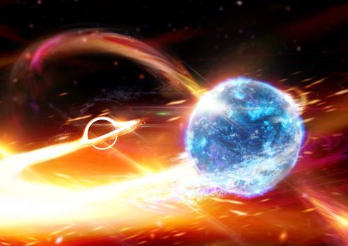 Spazio: osservata la prima fusione di un buco nero con una stella di neutroni