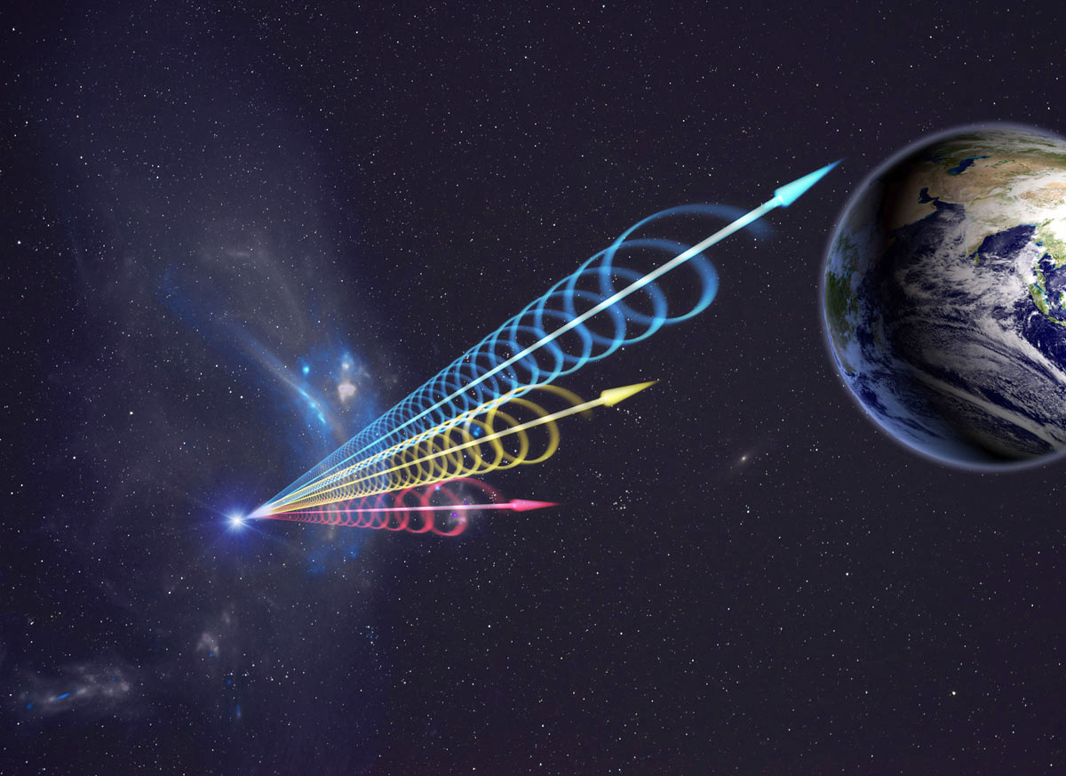 Spazio: un potente lampo radio veloce dalla nostra galassia. È il più vicino e potente mai registrato