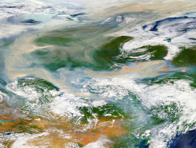Incendi Siberia: da giugno liberate 505 megatonnellate di anidride carbonica in atmosfera
