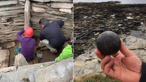 Scozia: due misteriose sfere di pietra scoperte all’interno di un’antica piramide